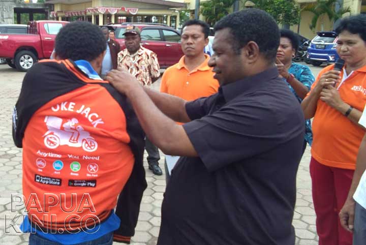 Transportasi Online Okejek Beroperasi di Manokwari